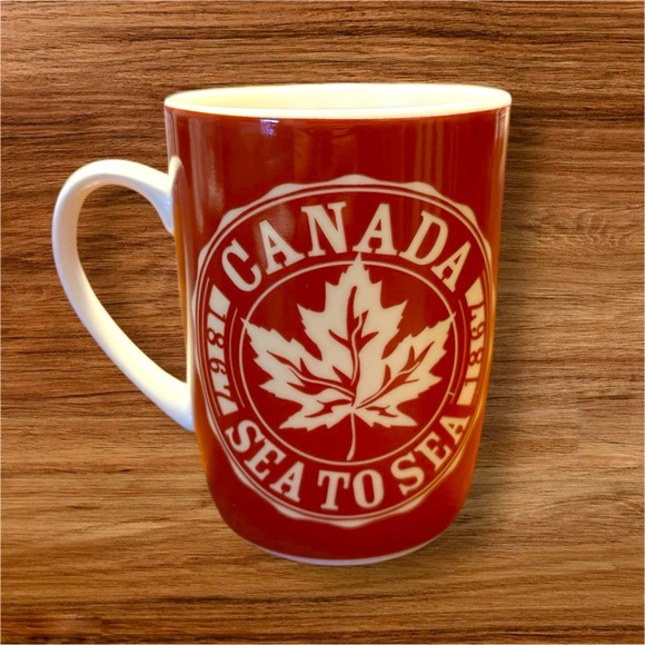 Red Canada Coffee Mug - Picture 4 of 5